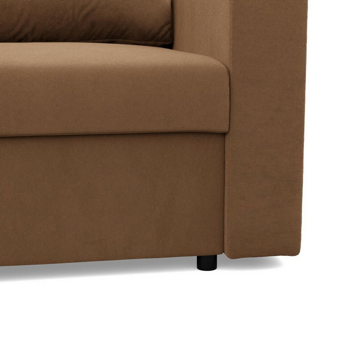 SOFA Neo mit gerader Armlehnen cappuccino - Cappuccino, Textil (148/90/87cm) - SIMKAM Furniture