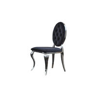 ESSZIMMERSTUHL LINDA Schwarz Velvet - Schwarz, Textil (50/92/56cm) - KAWOLA
