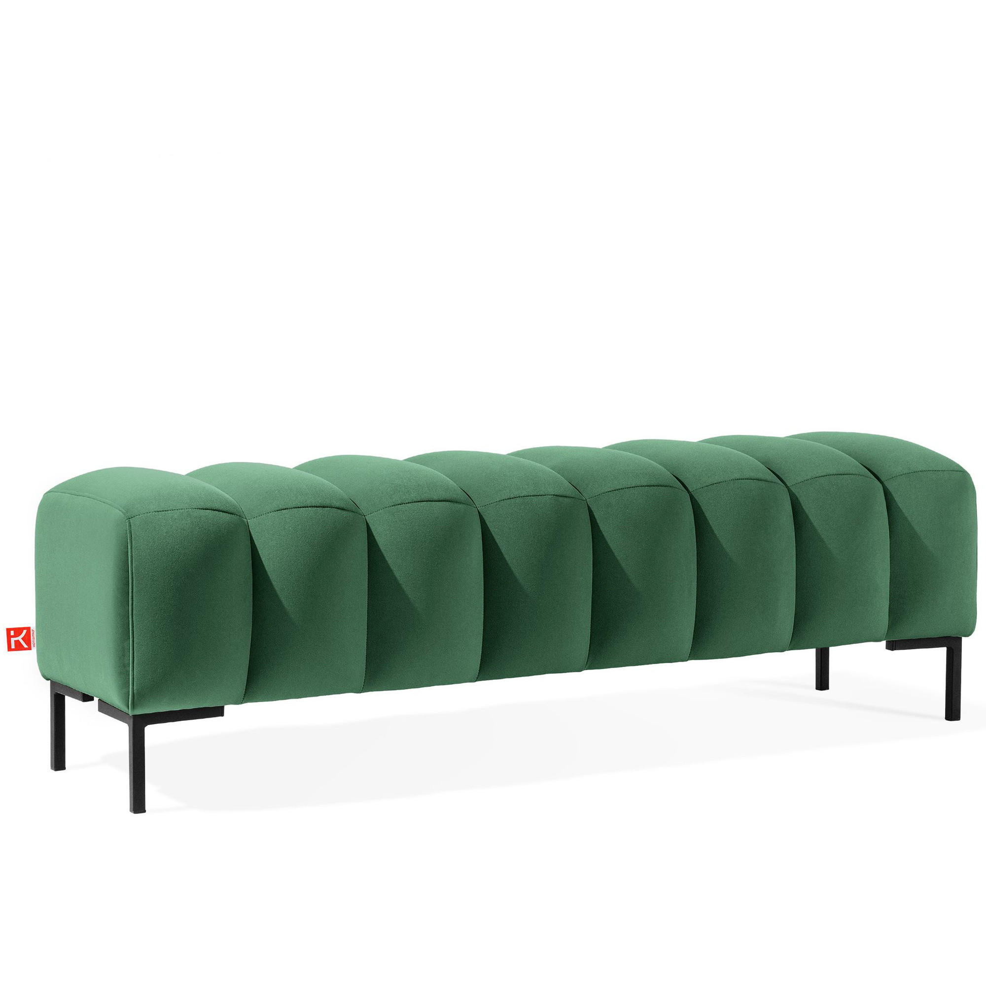 Konsimo® Polsterbank Dunkelgrün 160x50x50 cm