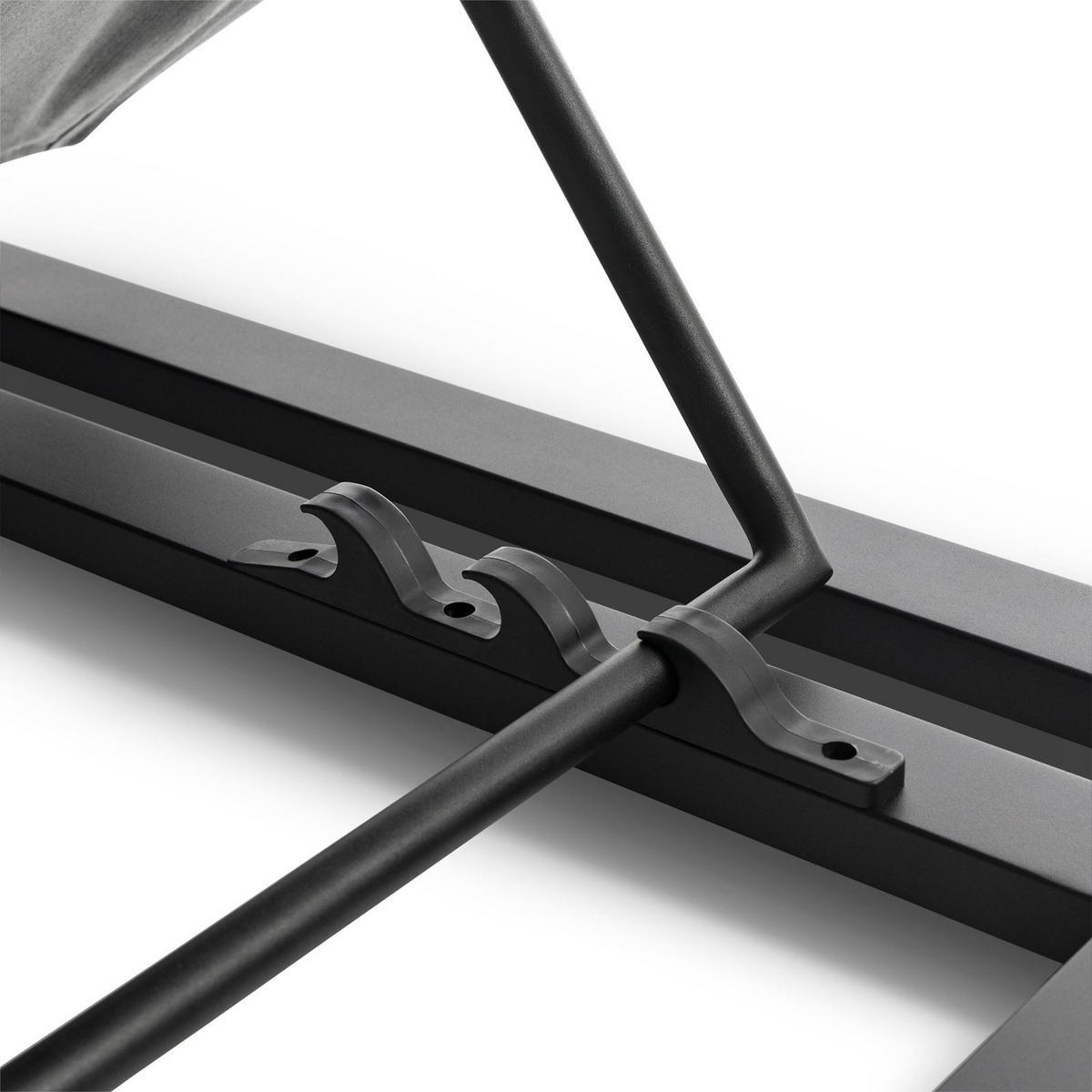 SONNENLIEGE TROPEA - Schwarz, Kunststoff (213/32/91cm) - IDIMEX