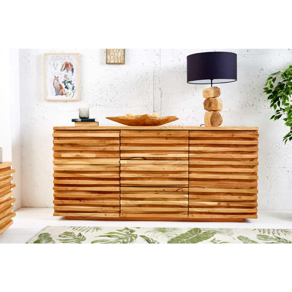 Thumbnail - riess-ambiente Sideboard, Braun, Holz, Holz, 160x75x45 cm, Wohnzimmer, Kommoden & Sideboards, Sideboards