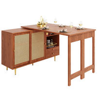 BARTISCH Braun 107/40/71,4 cm - Braun, Holzwerkstoff (187/40/76cm) - Urban Meuble