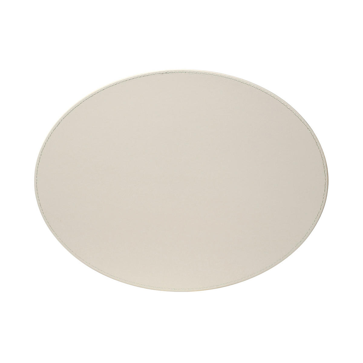 PLATZSET, Oval, Mint/Elfenbein 45 x 34cm - Mintgrün, Textil (45/35/0.5cm) - Freeform