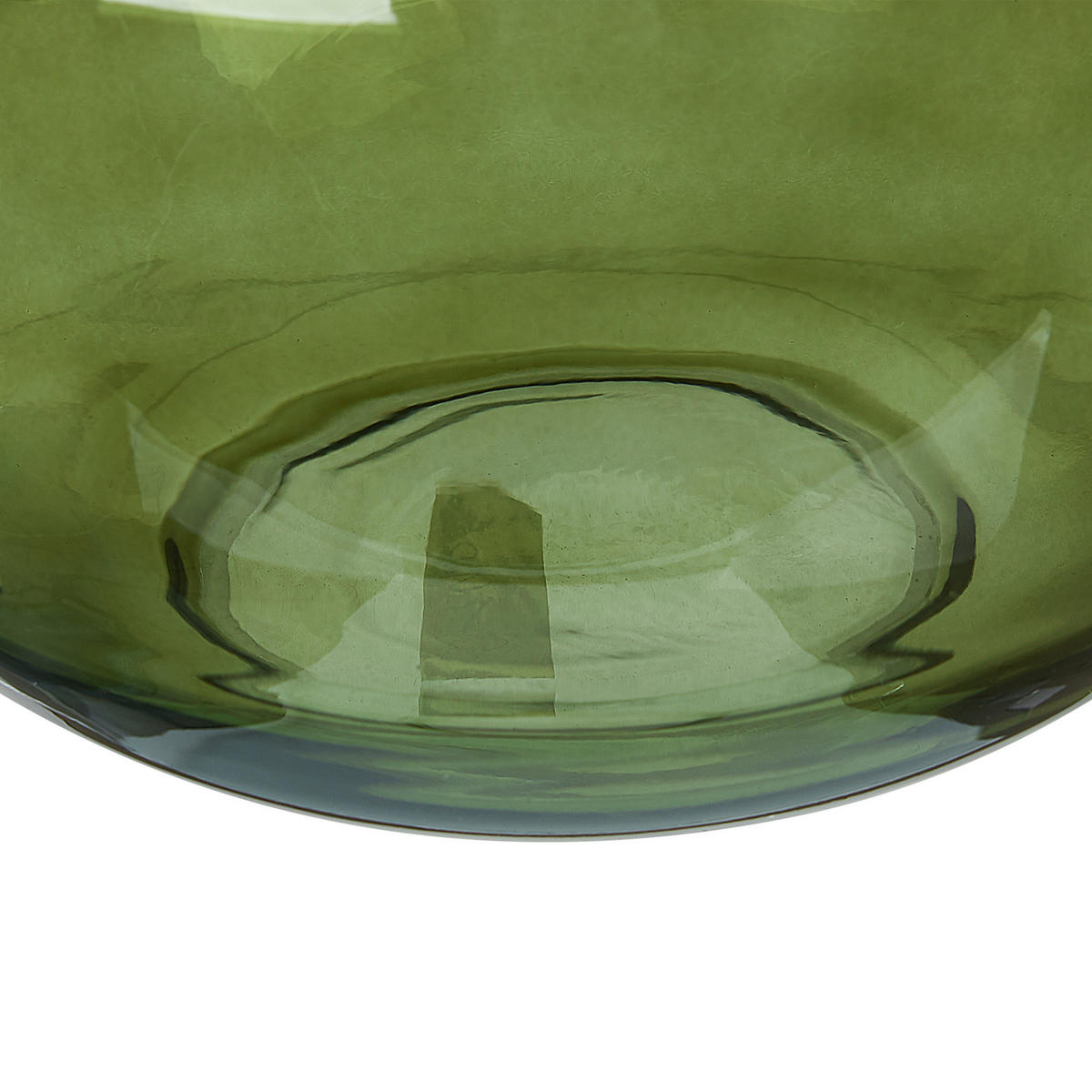 BLUMENVASE Glas grün Achaar - Grün, Glas (34cm) - Beliani