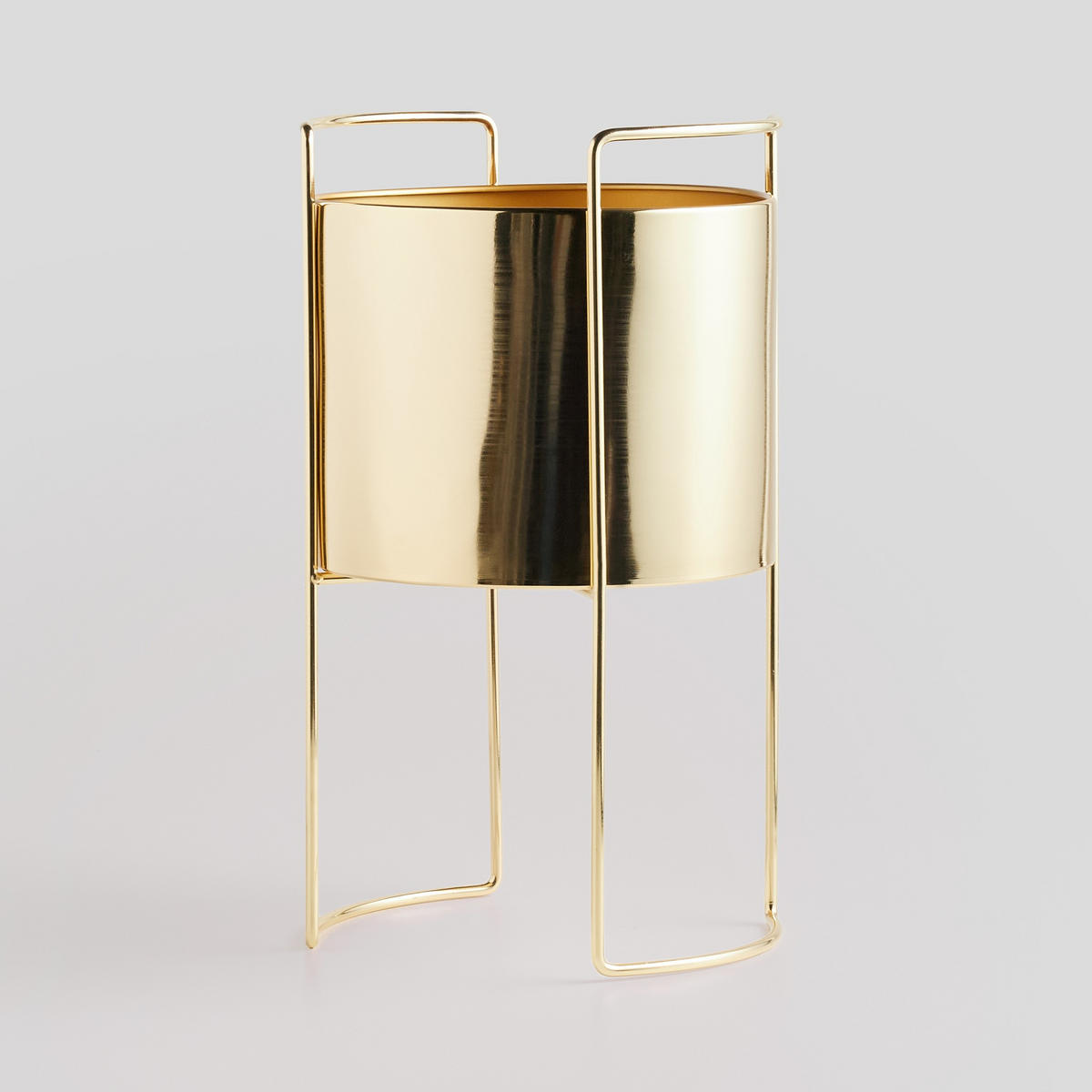 BLUMENTOPFABDECKUNG Zenaria - Goldfarben, Metall (30/50cm) - home&you