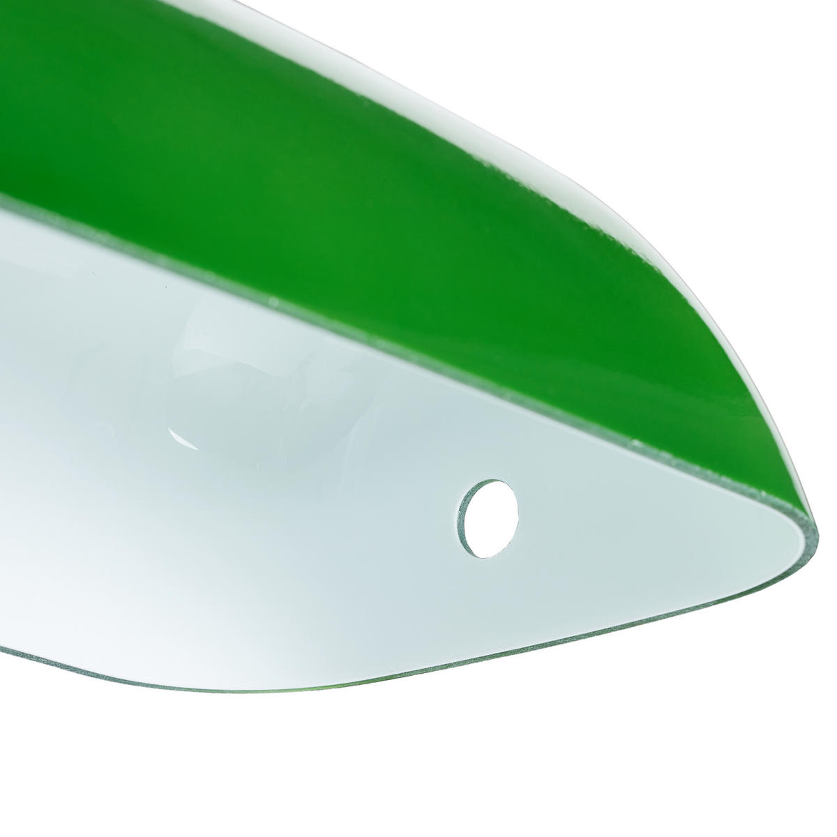 LAMPENSCHIRM - Grün, Glas (22.5/7.5/13.5cm) - Relaxdays