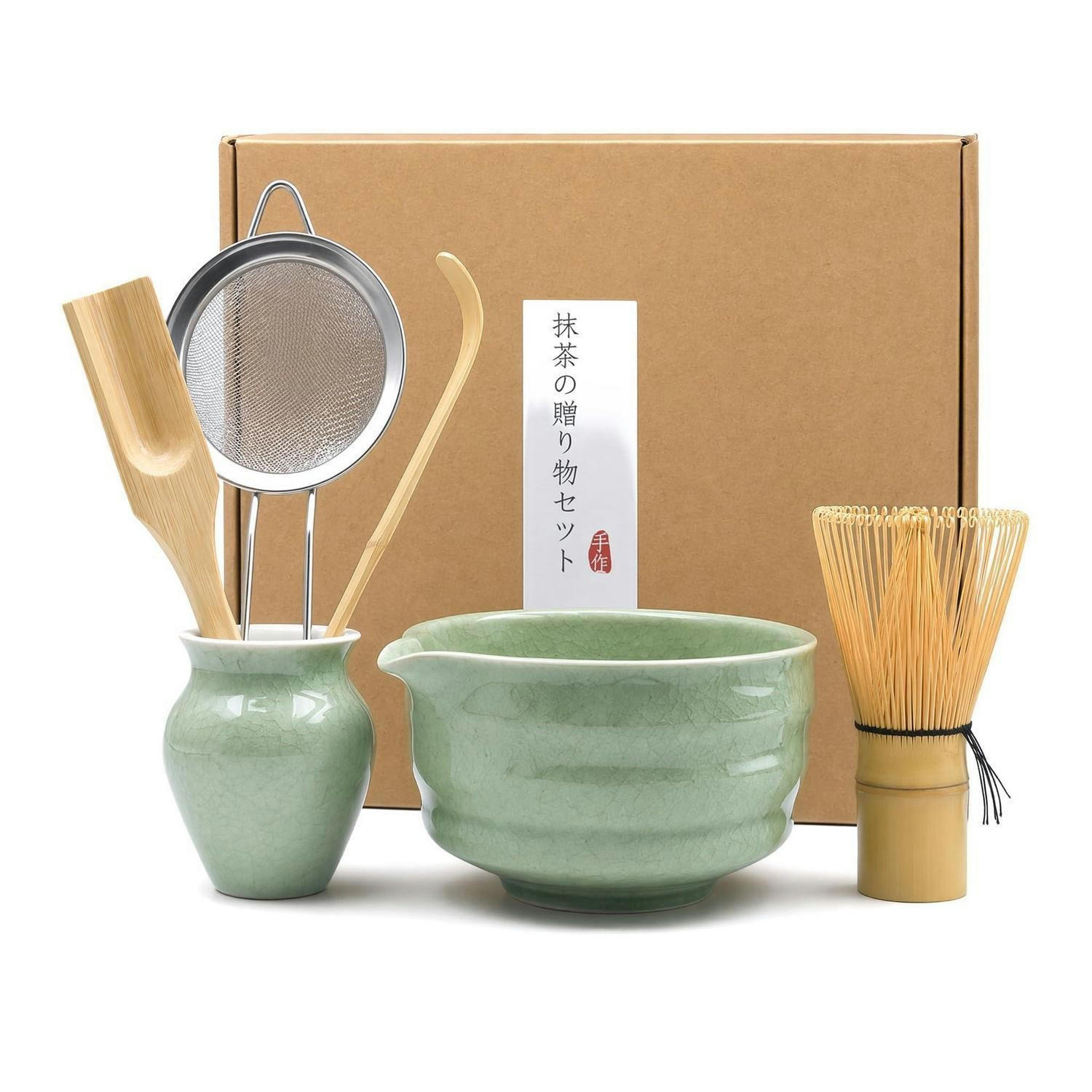 MATCHA Set 6-teiliges Set Grün - Grün, Keramik (14/1.5/14cm)
