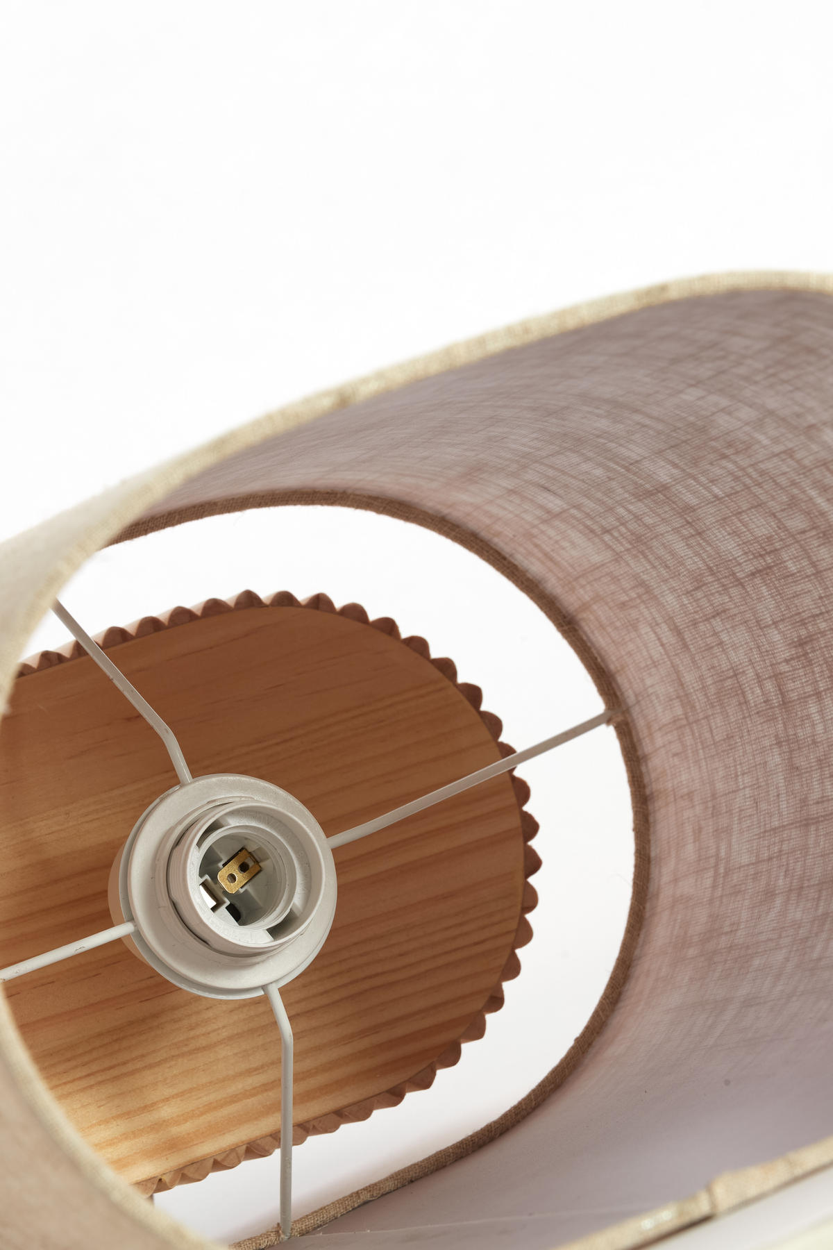 TISCHLAMPE Laslo Braun 30/20/70 cm - Braun, Holz (30/20/70cm) - Light & Living