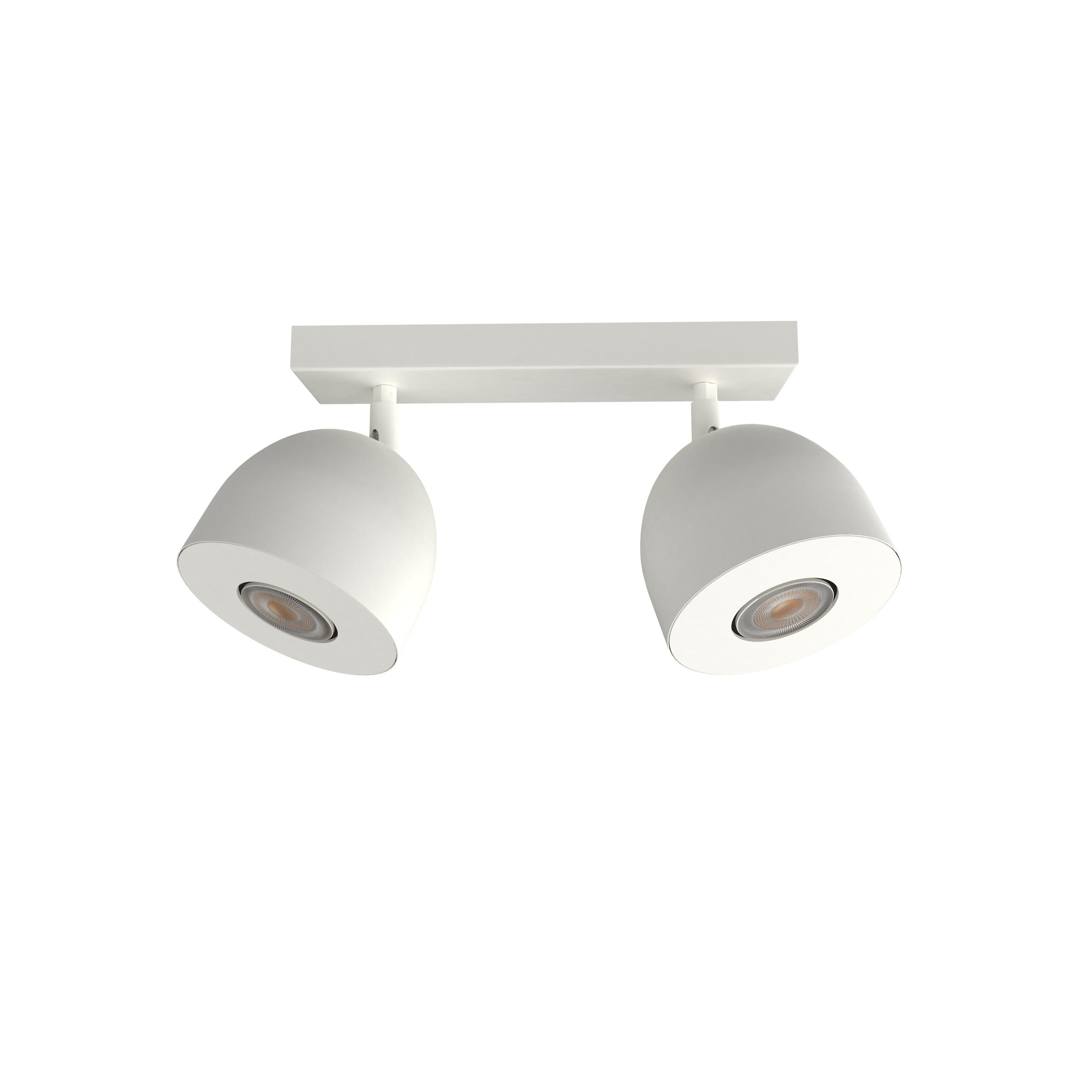 DECKENLEUCHTE Campanella X2 - Weiß, Metall (6.5/27/18cm) - Lumicom