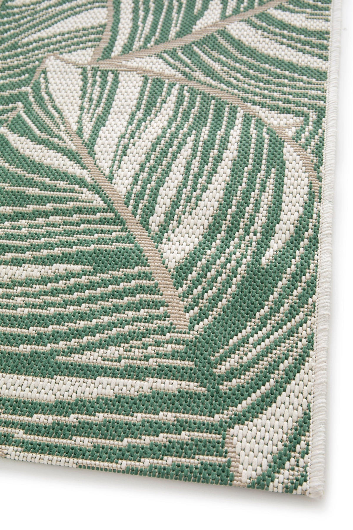 DESIGN Teppich für Innen- und Außenbereich robust grün - Grün, Textil (200/290cm) - AFK Living