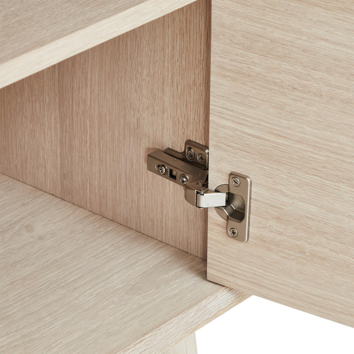 SIDEBOARD Eiche massiv - Eiche Bianco/Eichefarben, Holz/Holzwerkstoff (212/79/42cm) - Furnhouse