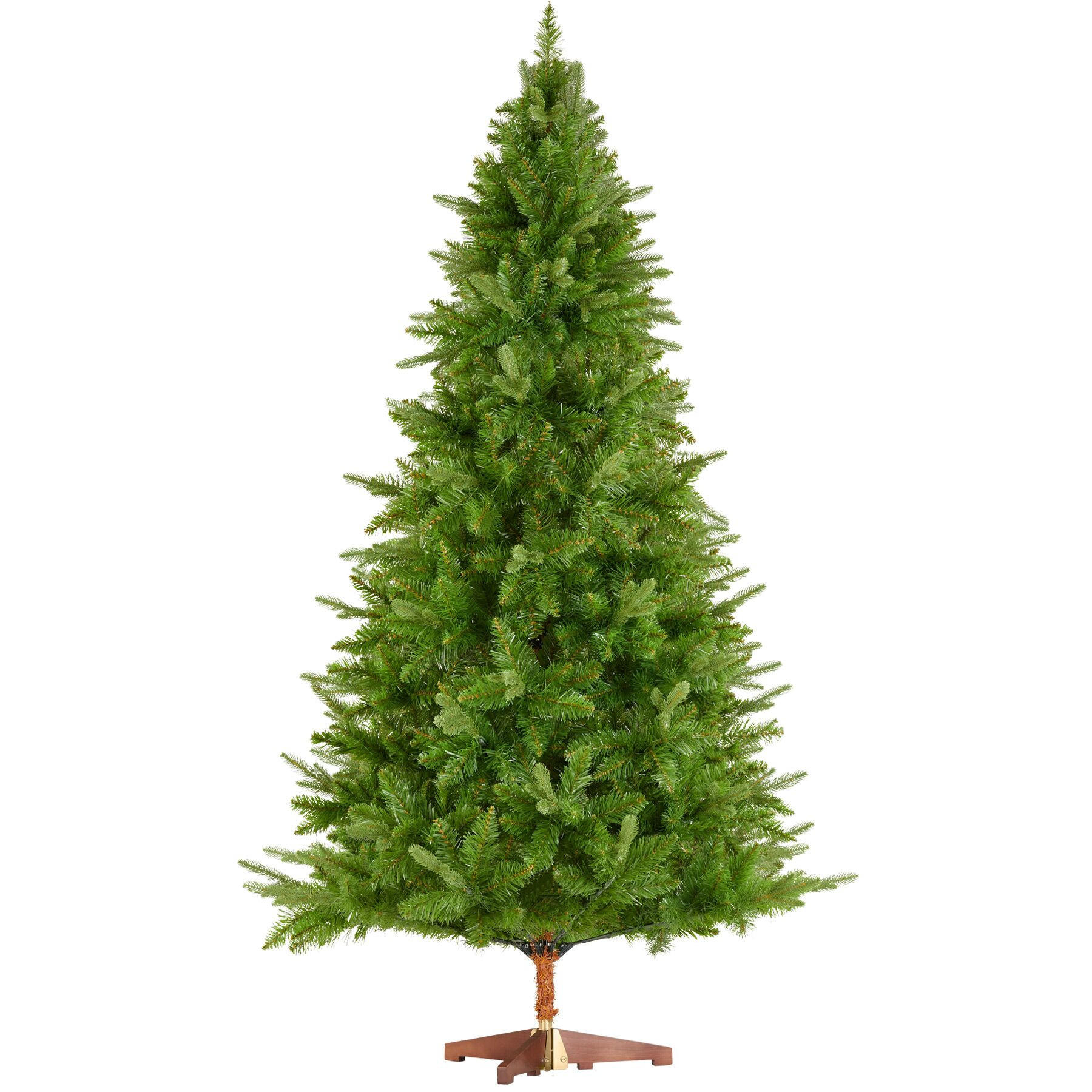 WEIHNACHTSBAUM Cupid,klappbarer Baumständer aus Holz ,grün - Grün, Kunststoff (180cm) - tectake