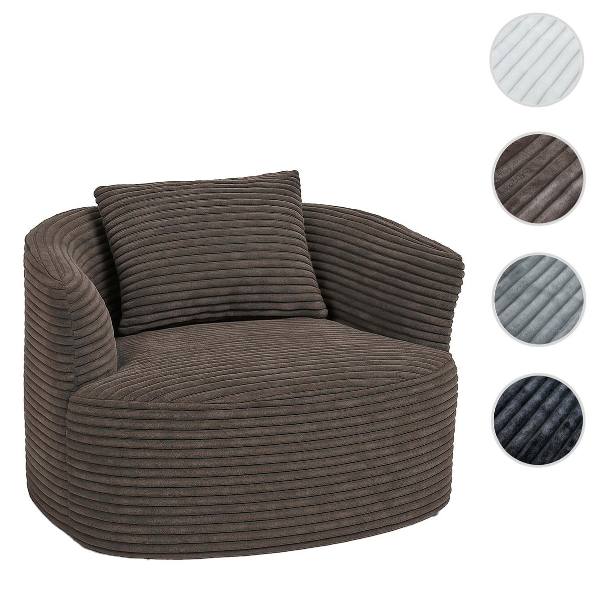 SESSEL Braun - Braun, Textil (100/66/86cm) - MCW