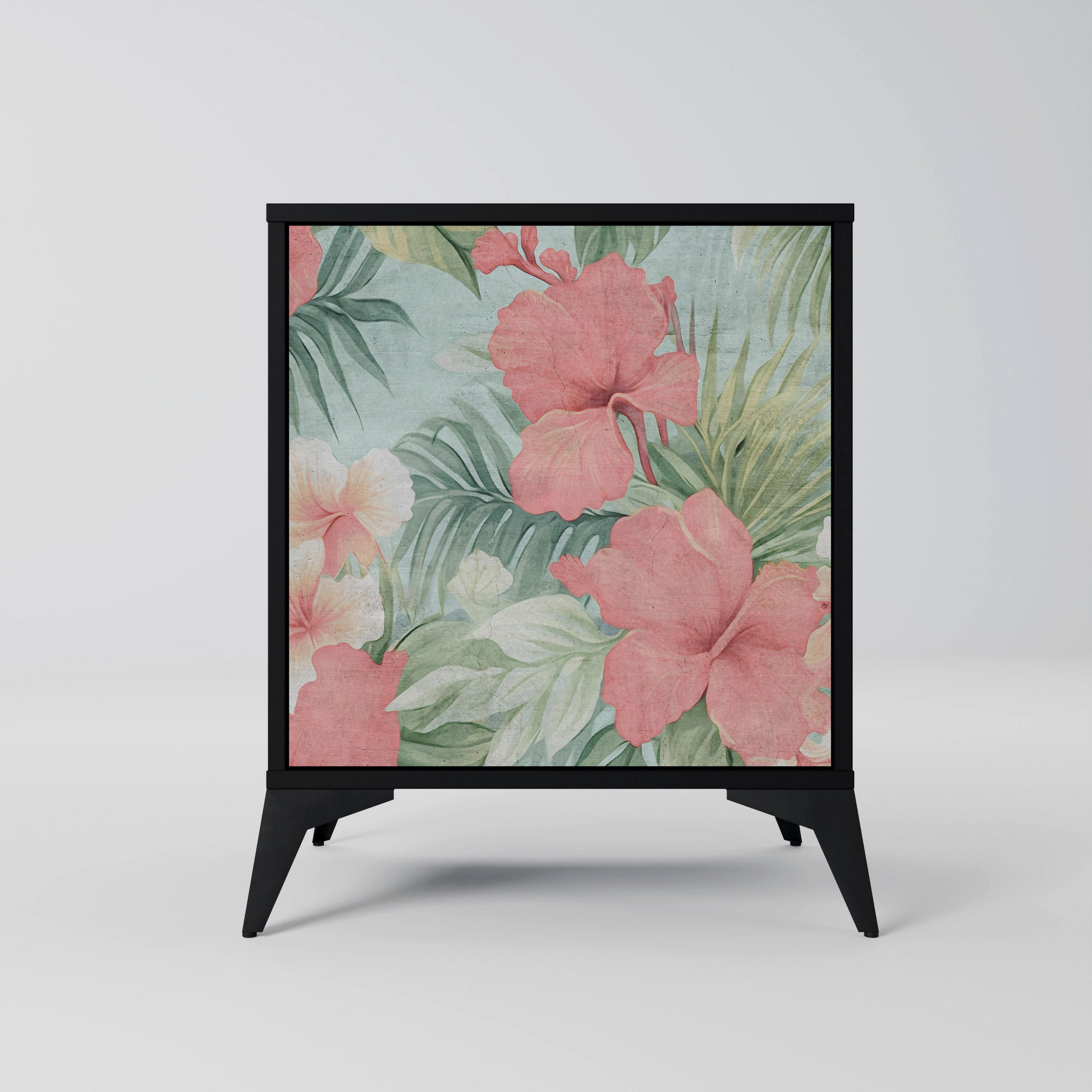 SpaceRebels Sideboard Schwarz 57.5x70.5x42 cm