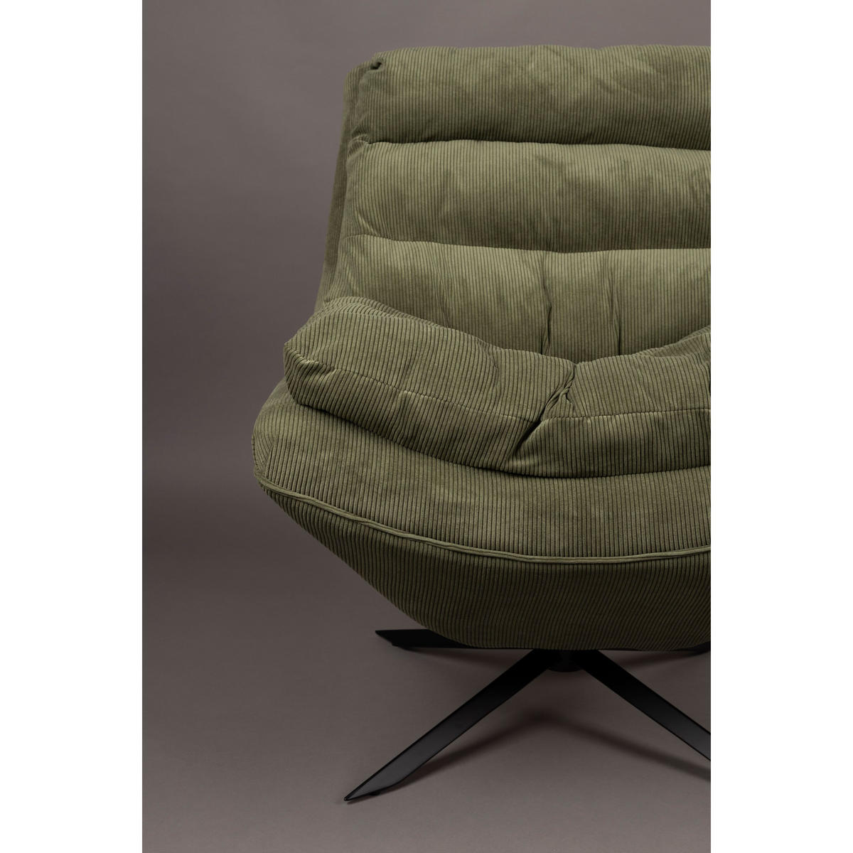 SESSEL Vince Grün - Grün, Textil (69/82/81cm) - Dutchbone