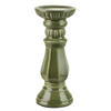 KERZENHALTER Yarine grün 10/10/25.5 cm Keramik - Goldfarben, Kunststoff (10/25.5/10cm) - Mondex