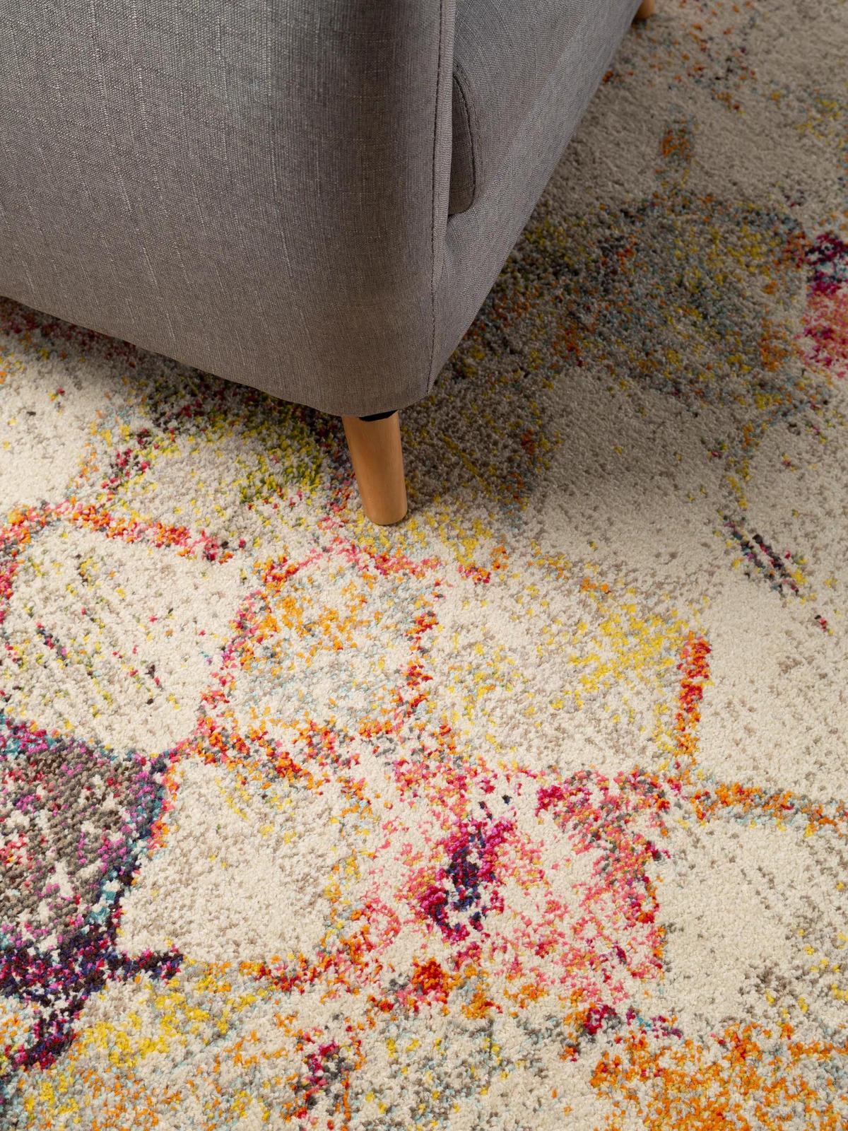 TEPPICH Casa Beige/Multicolor 120x170 cm - Beige, Textil (120/170cm) - benuta Nest