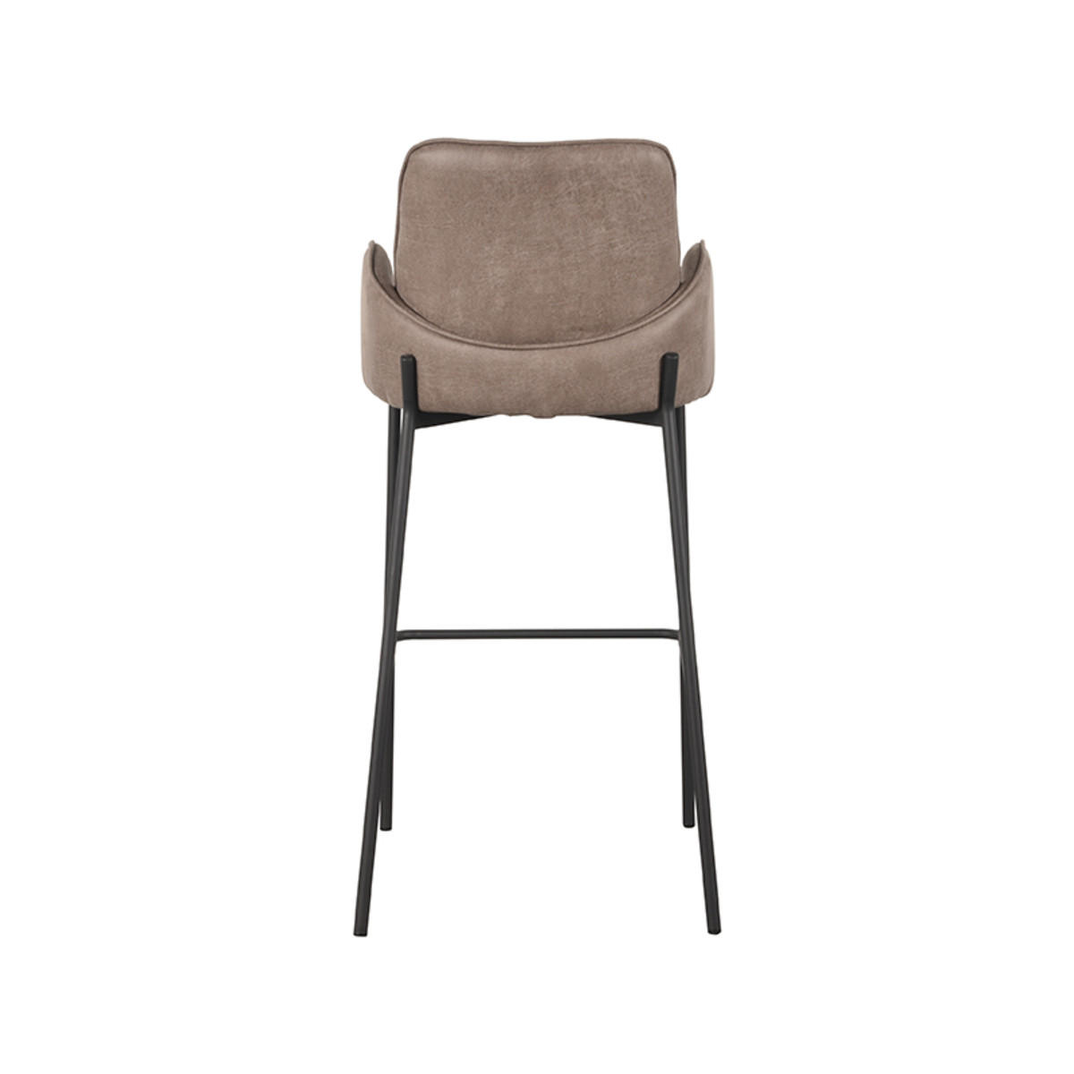 BARHOCKER Joni Taupe 53/51/107 cm 2er-Set - Taupe, Textil (51/107/53cm) - LABEL51