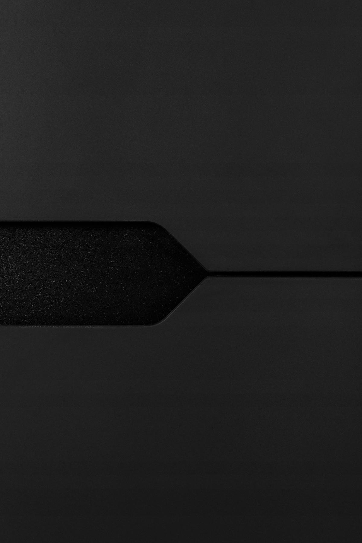HÄNGESÄULE MODERN 136cm - Schwarz - Schwarz, Holzwerkstoff (35/136/27cm) - Rodan