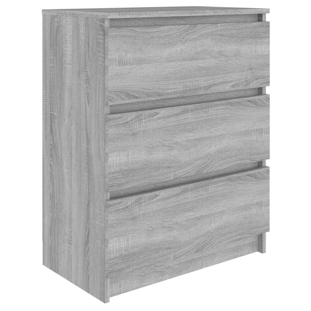 vidaXL Sideboard Silbereichen 60x76x35 cm
