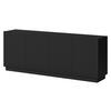 SIDEBOARD Liverti 200 4D - Schwarz, Holzwerkstoff/Kunststoff (200/78/42cm) - MIRJAN24