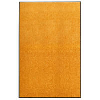 FUSSMATTE Waschbar Orange 120/180 Cm - Orange, Textil (120/180cm) - vidaXL
