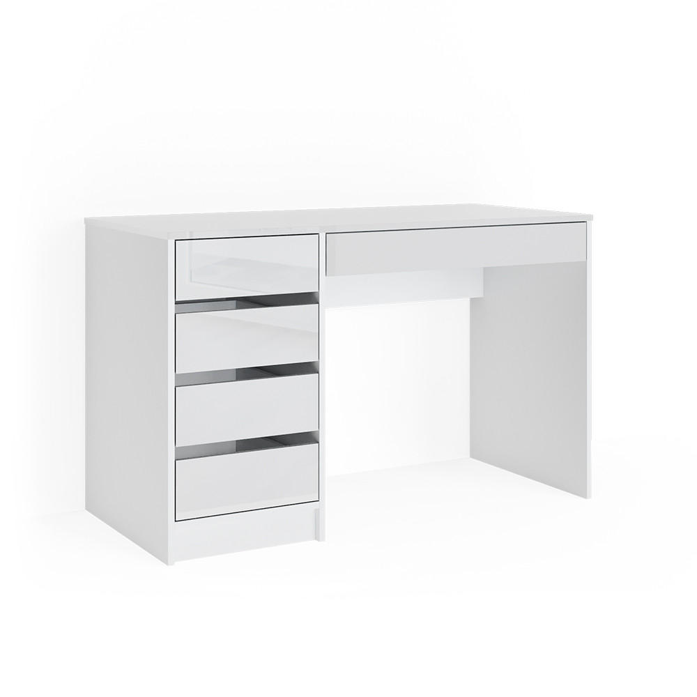 Vicco TOALETNÍ STOLEK Sherry Bílá vysoký lesk 120 cm