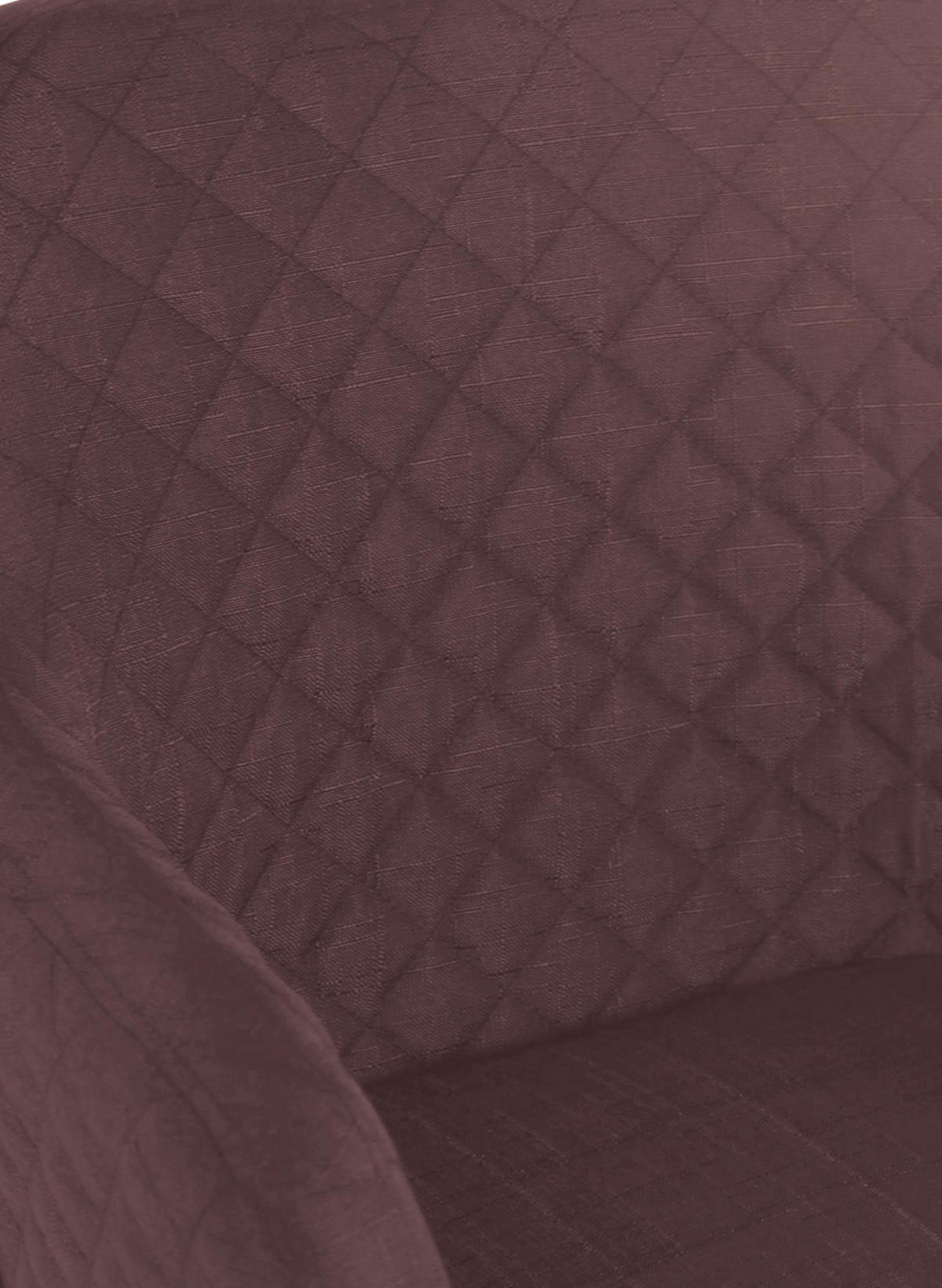 ESSZIMMERSTUHL Stoff Braun - Eukalyptusholzfarben/Braun, Holz/Textil (63/84/61cm) - CLP