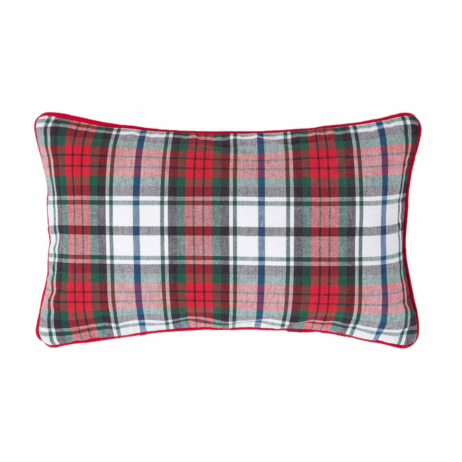 KISSENHÜLLE Macduff Schottenkaro 30/50 cm - Rot, Textil (30/50cm) - Homescapes