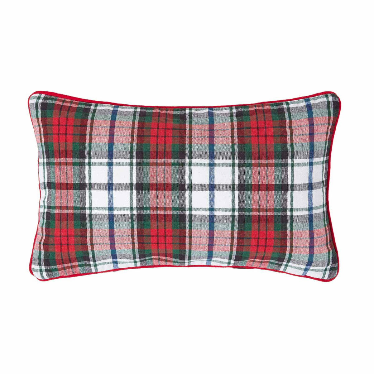 KISSENHÜLLE Macduff Schottenkaro 30/50 cm - Rot, Textil (30/50cm) - Homescapes