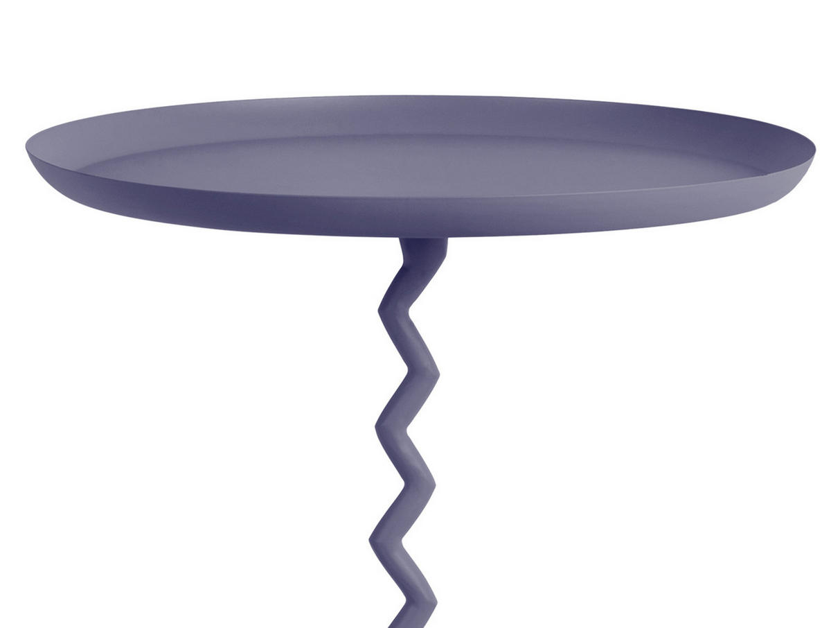 BEISTELLTISCH Zig Zag 44/44/52 cm - Blau, Metall (44/44/52cm) - Leitmotiv