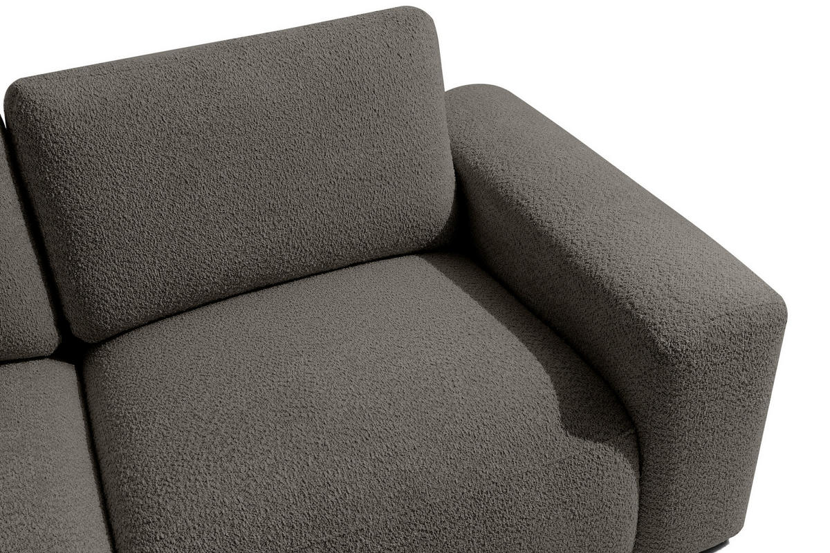 ECKSOFA LINKS ZUCCO, Dunkelbraun - Dunkelbraun, Holz/Holzwerkstoff (304/293cm) - KONSIMO®