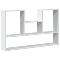WANDREGAL Weiss 99/15/60 Cm Holzwerkstoff - Weiß, Holzwerkstoff (15/60/99cm) - vidaXL