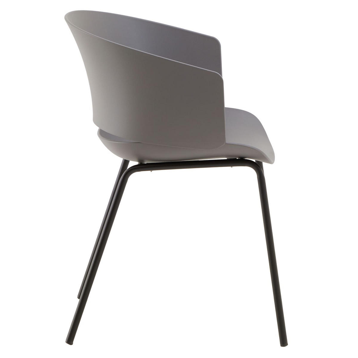GARTENSTÜHLE NIVEL 4ER-SET - Grau, Textil (60/80/56cm) - IDIMEX