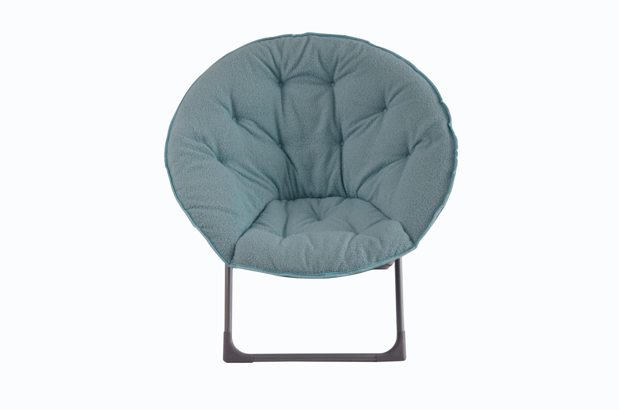 POLSTERSESSEL klappbar in Blau – weich gepolstert, bis 110 kg belastbar - Blau, Textil (53/85/58cm) - BEAOK
