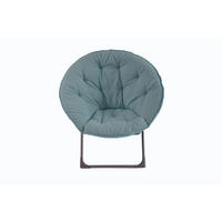 KRESLO z látky a kovu, modré, skladacie,53/58/85 cm - modrá, textil (53/85/58cm) - BEAOK