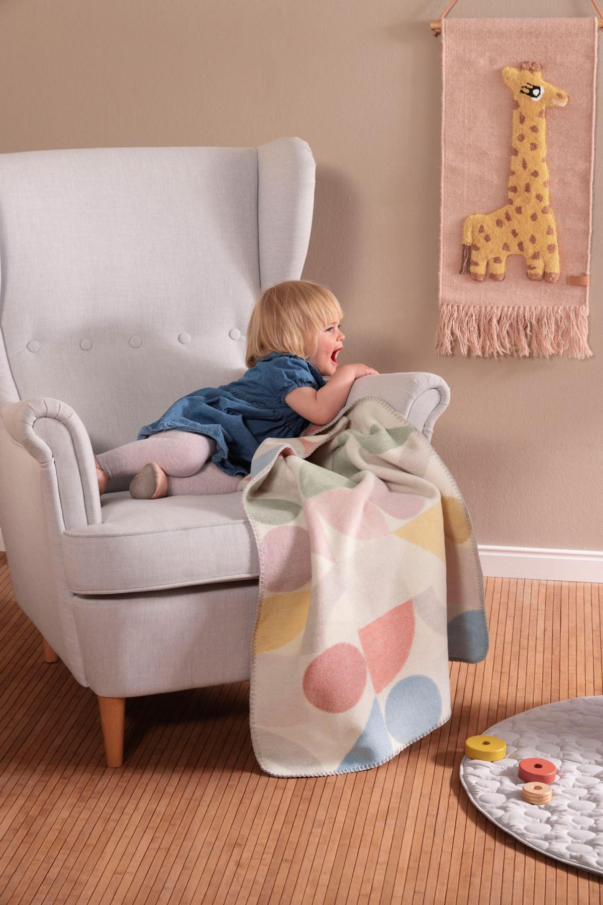 KINDERDECKE Lovely & Sweet Play 75 x 100cm - Multicolor, Textil (75/100cm) - Biederlack
