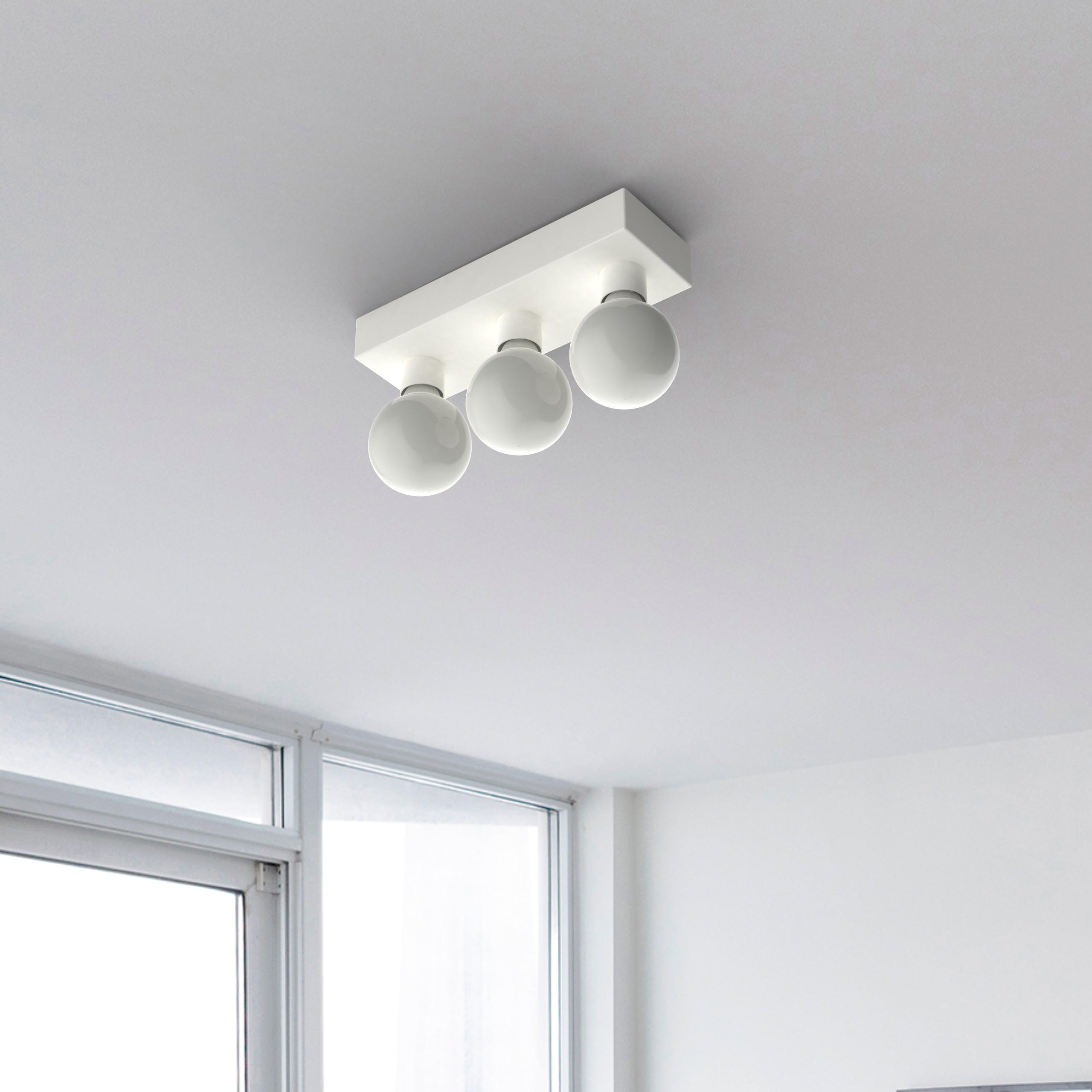 DECKENLEUCHTE - Weiß, Metall (10/30/7.5cm) - Lumicom