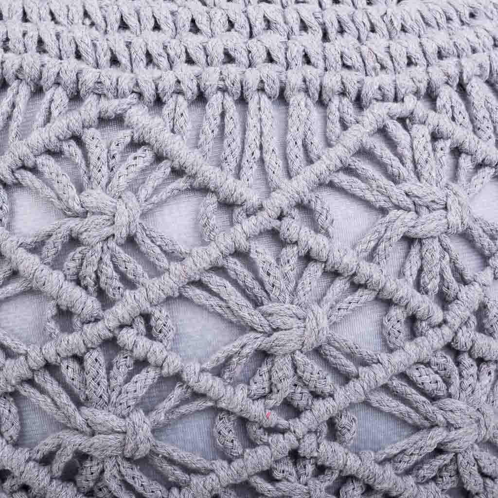 Thumbnail - Wanderlust Pouf, Grau, Textil, 45x40x45 cm, Wohnzimmer, Hocker, Poufs