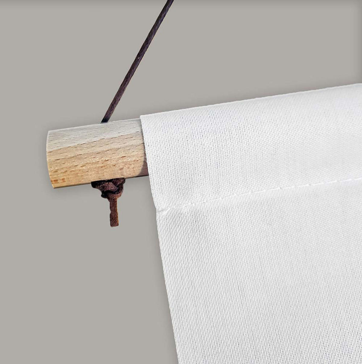 POSTER aus Stoff 60x120 cm Weihnachtsmann - Weiß, Textil (60/120/2cm) - artissimo