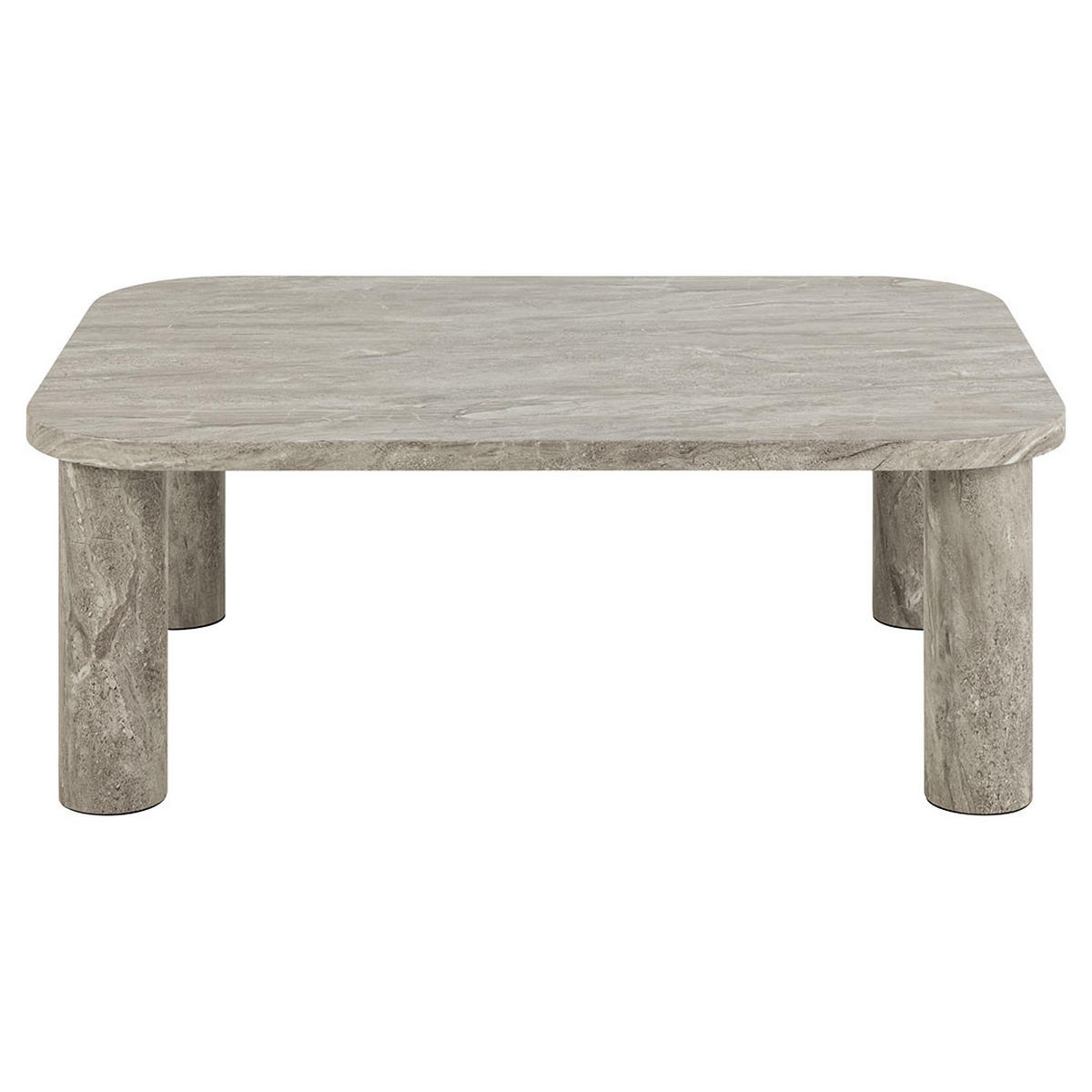 COUCHTISCH, Solano, Grau, MDF, 100 x 75 x 36 cm - Grau, Holzwerkstoff (75/100/36cm) - ebuy24
