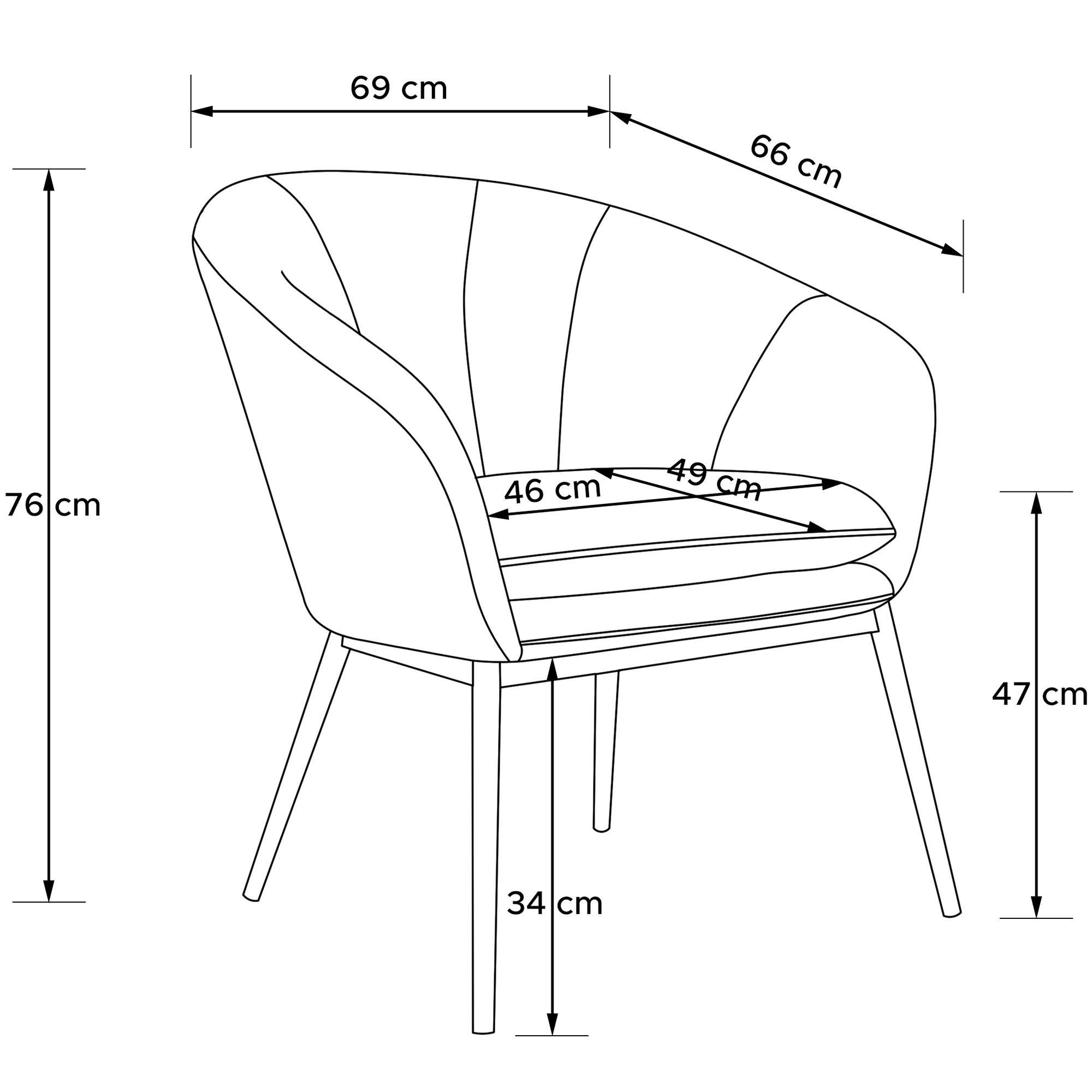 Konsimo® Gartensessel Weiß 69x76x66 cm