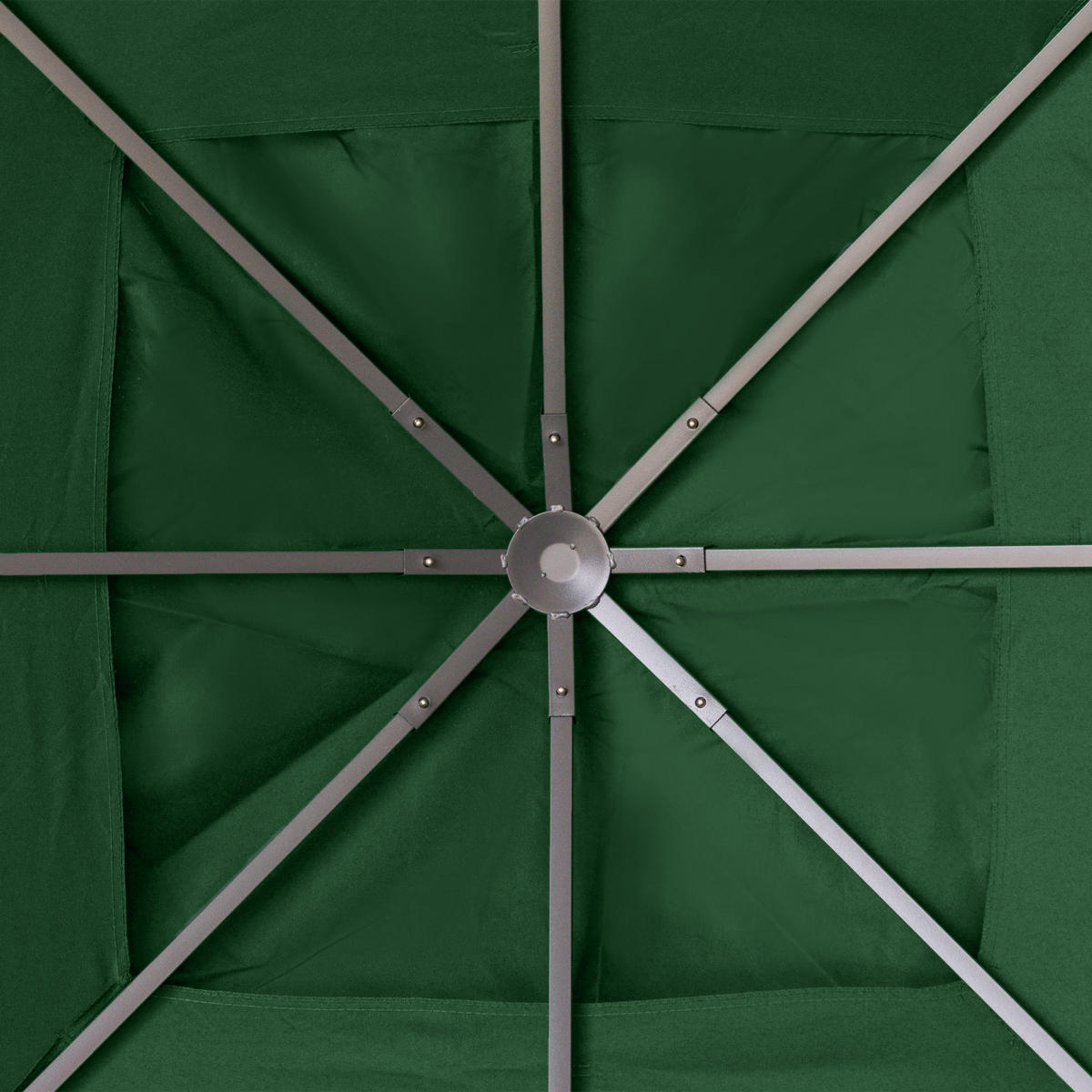 PAVILLONDACH, Polyester, Grün - Grün, Kunststoff (295/1/298cm) - Outsunny