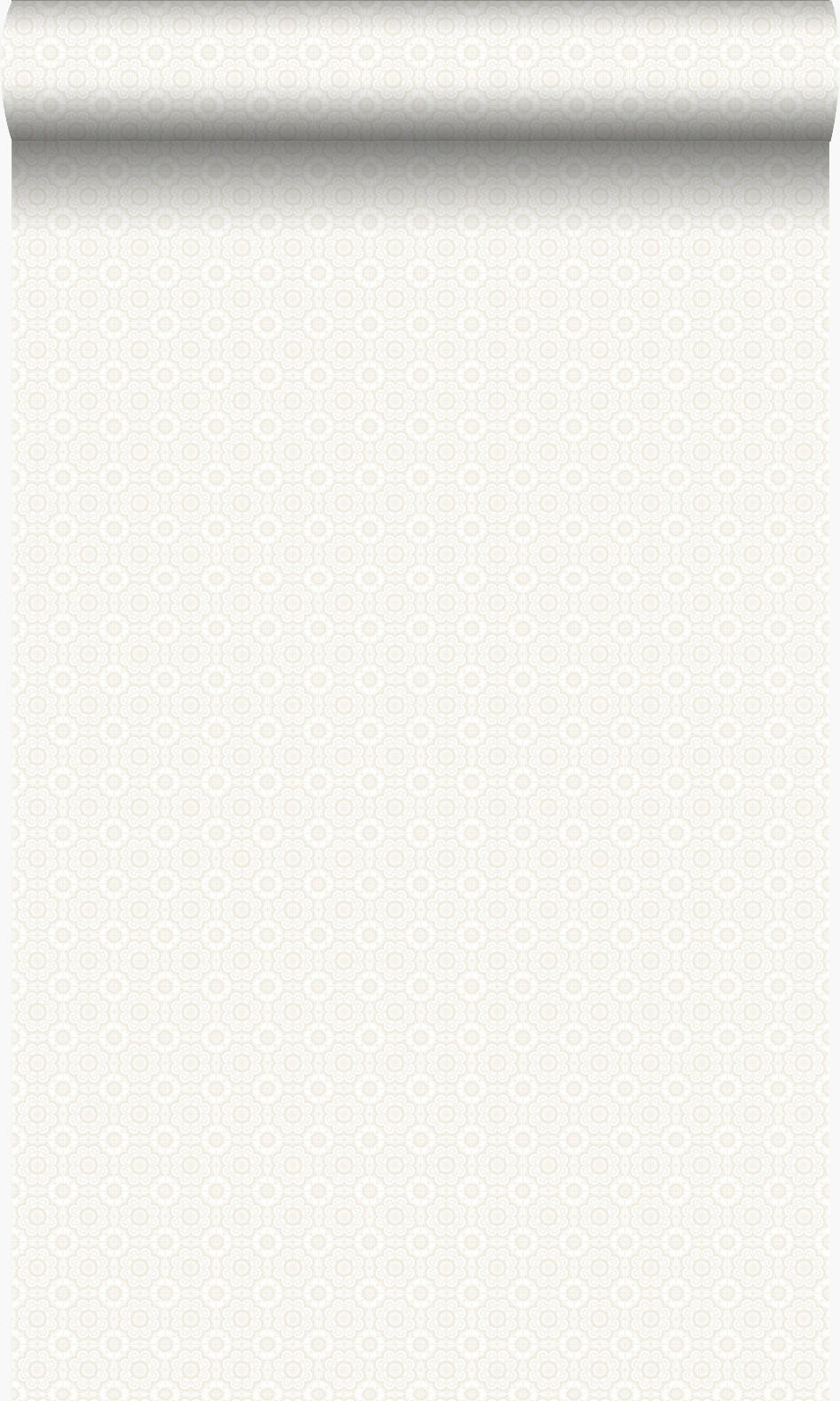 TAPETE Spitzemotiv 53 cm x 10.05 m - Grau, Papier (53/1000cm) - Origin Wallcoverings