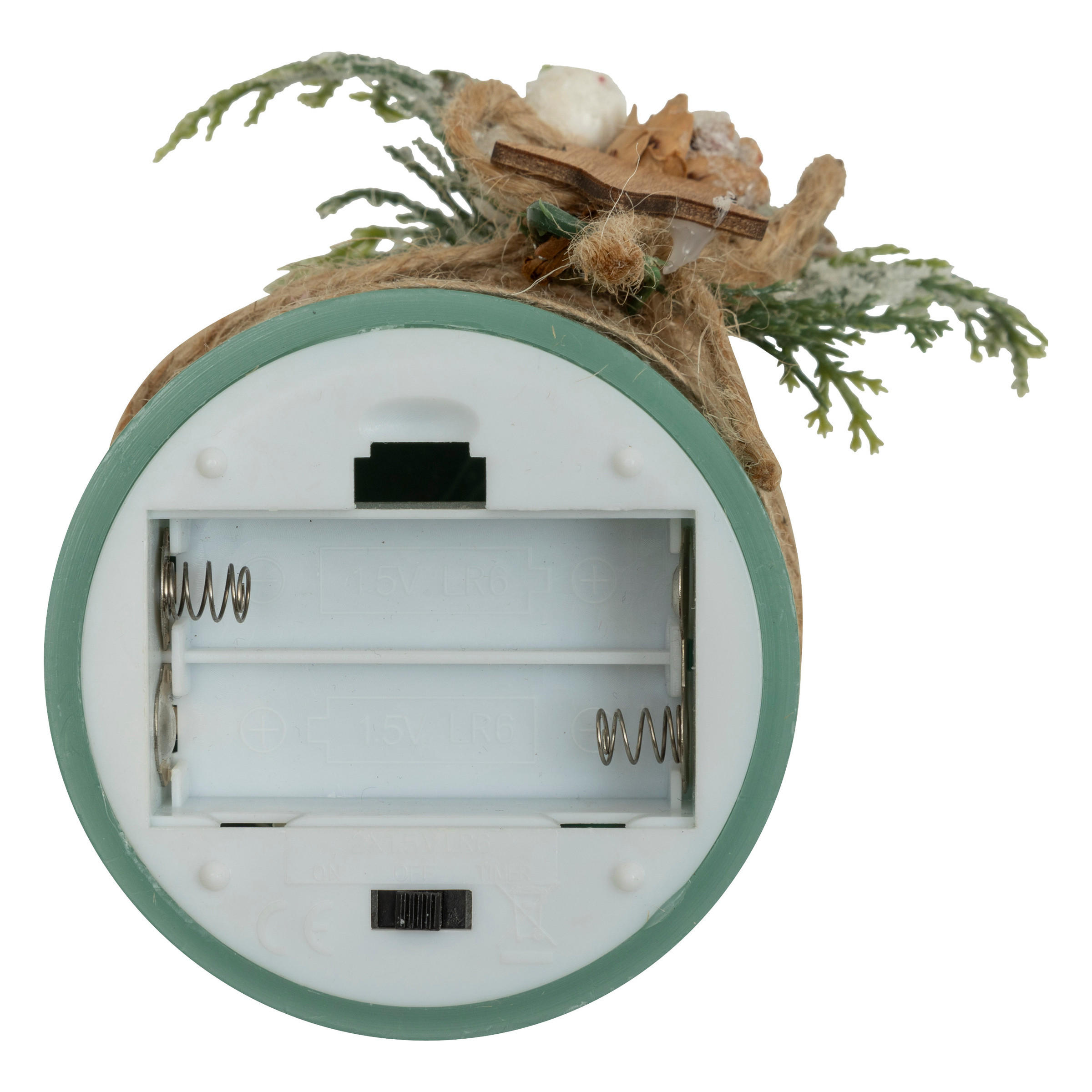 LED-PARAFFINKERZE Dekorativ 10 cm - Blau, Paraffin (7.5/12.5/7.5cm) - Atmosphera Createur d´interieur