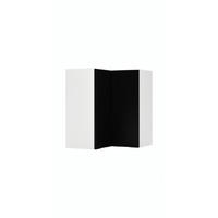 ECKHÄNGESCHRANK WRN P/L - Zivora - Platzsparende Lösung mit Stil - Schwarz, Holz (60/72/60cm) - ROYAL24_MARKT
