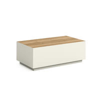 COUCHTISCH MORISS - Hellbraun/Kaschmir, Holzwerkstoff (55/100/36cm) - Meblini