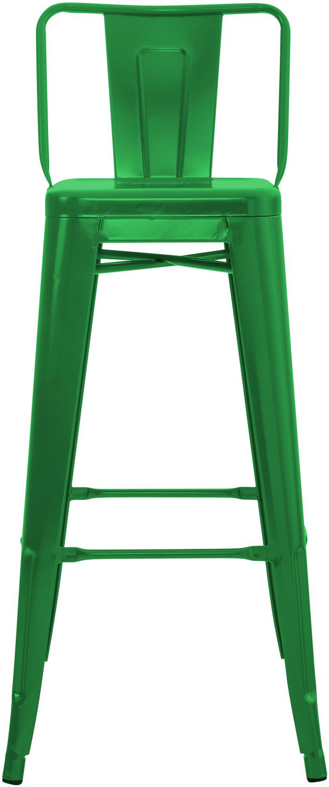 BARHOCKER 2er Set Lekel Metall Grün - Grün, Metall (44/96/43cm) - DELUKE