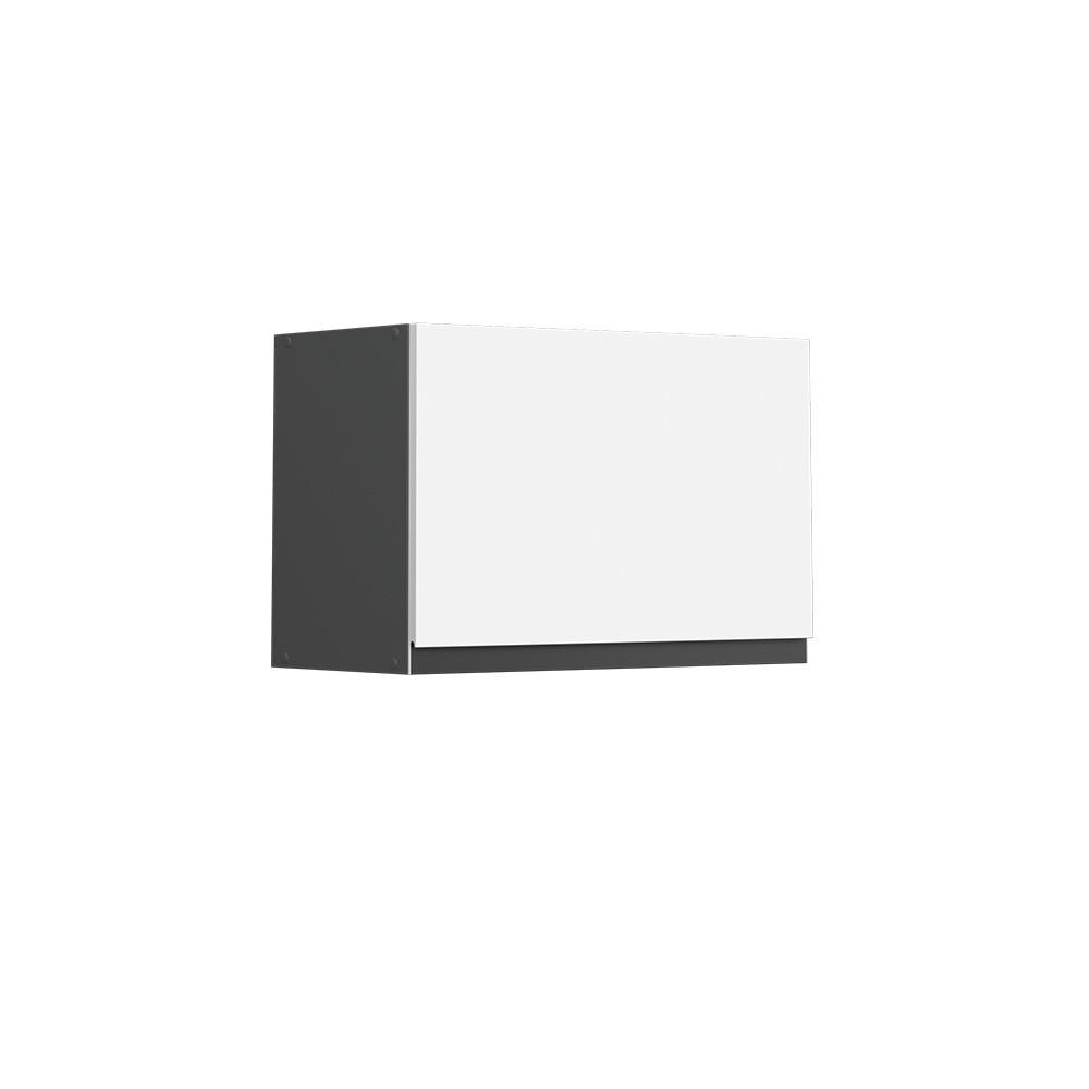 HÄNGESCHRANK R-Line Weiß 60 cm J-Shape, flach - Anthrazit/Weiß, Holzwerkstoff (60/40/31cm) - Vicco