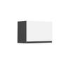 HÄNGESCHRANK R-Line Weiß 60 cm J-Shape, flach - Anthrazit/Weiß, Holzwerkstoff (60/40/31cm) - Vicco